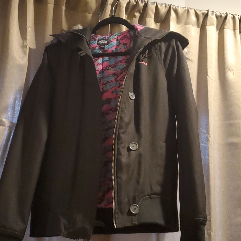 Black snow jacket